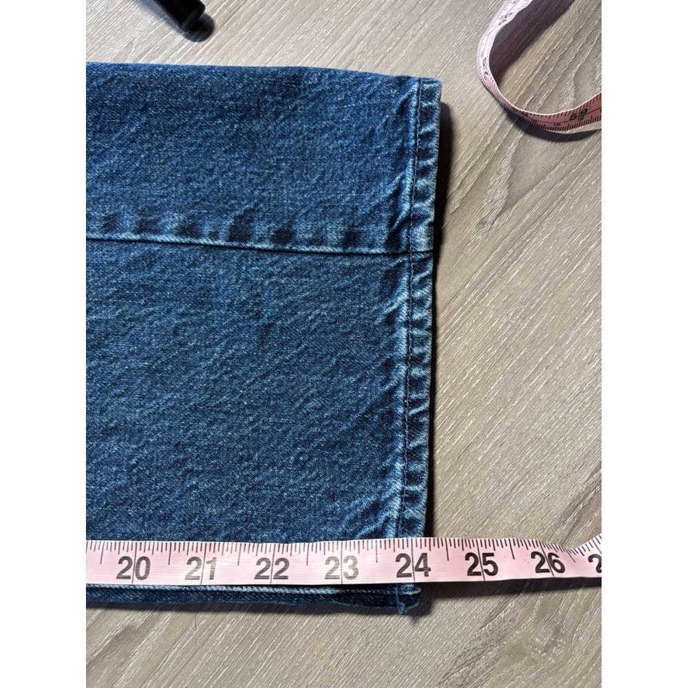Mother Superior 24 Lil' Half-Pipe Ankle Jeans Wide Barrel Leg Denim Baggy Street - Picture 13 of 14